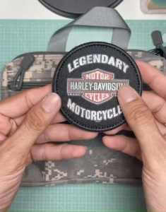 Patch_Velcro dán in hình Biker Son Of Arnachy Bộ 1viền thêu tinh xảocó mặt gai dán lên quần áo