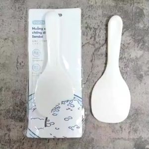 Muôi cơm chống dính muỗng xới cơm Sendai Inochi vá cơm cao cấp tiêu chuẩn Nhật kháng khuẩn Ag+ không BPA