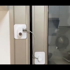 H&A Childrens safety lock Refrigerator Door Lock Baby Window Safety Limit Lock with Stainless Steel Key
