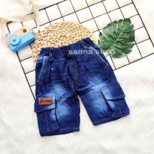 Celana Corgo Pendek Anak Cowok Terbaru / Jeans pendek laki-laki kekinian usia 2-9 tahun