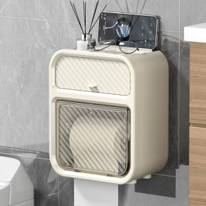 Multifunctional Wall-mounted Bathroom Tissue Holder