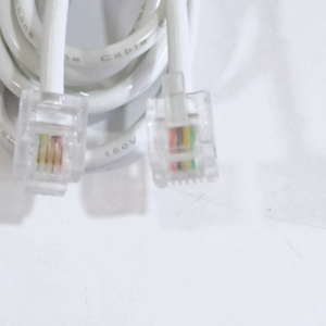 Cáp điện thoại 4 tim (4 line - RJ11) dài: 1m / 3m / 5m / 10m (Đầu bắm sẳn)