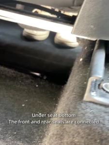 Underseat Storage Box for Tesla Model Y 2021-2024 Seats Drawer TPE Hidden Storage Tray Push Pull Car Organizer Car Accessories
