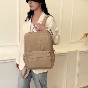 Tas colorful fox Tas ransel 0494 colorful fox nilon waterproof tas ransel wanita muat laptop 16inci tas wanita tas ransel