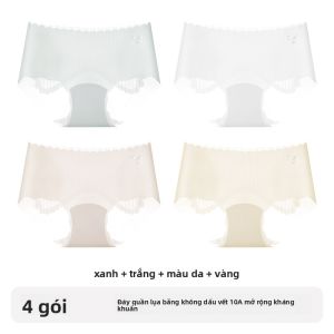 Quần lót nữ MiiOW làm bằng vải lụa băng không đường may kháng khuẩn