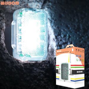 WISDOM Pharos 7 Personal Safety Light MSHA Approved Explosion-Proof Safety Flasher Light Visible from 400 Meters IP68 & IP69 Waterproof Rechargeable LED Strobe Lights for Underground Mining Night Cycling Hiking Kid Pet