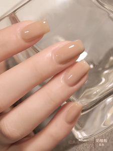 BOLE Classic Nude Color Series 12ML Nail Polish Gel UV LED Milk Tea Color Gel Polish 搏乐日系奶咖瓶BOLE冰透色裸色甲油胶2023年新款职场奶茶光疗美甲日系果冻指甲胶