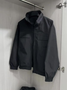 Mandarin Collar Hunting Jacket For Men Water Oil Stain Resistant