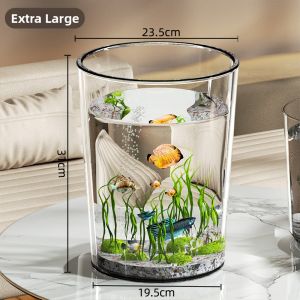 JILAIYAO | Luxurious Clear Aquarium Decorative Tank with Base
