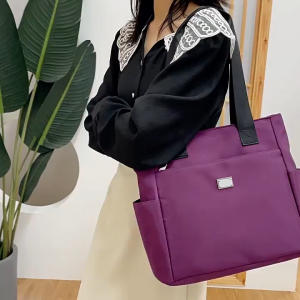 VIVIDI High Quality Nylon School And Travel Large Capacity Handbag Shoulder Bag Lightweight Waterproof Tote Bags