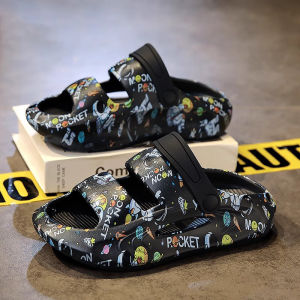 Boys Summer Sandals 2025 New Outdoor Anti-slip Beach Slippers Soft Bottom Sports Thong Shoes for Children And Tweens