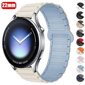 22mm Magnetic Loop Bracelet For Xiaomi Watch 5/S4 Sport/S3/S2/S1 Pro Silicone Strap For Mi Watch 2 Pro/Color 2/Color Sport Bands