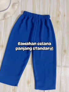 Oneset Anak Perempuan Set Baju Celana Model Lucu Usia 1-8 Tahun