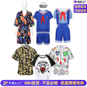 New Cos Stranger Things Season 5 Cosplay Costume Navy Uniform Men Women Halloween Stage Play Comic Convention Performances Clothes