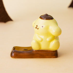 Pom Pom Purin Ceramic Cup Cute Rice Bowl and Plates For Home Tableware Creative Cartoon Kids Breakfast Cup Sanrio Water Cup