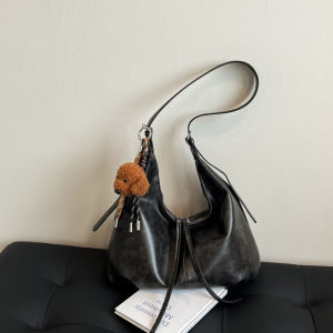 Waste Soil Style Retro Underarm Bag Female Fall and Winter 2024 New Arrival Tide Fashion South Korea Tote Bag Large-Capacity Crossbody Bag