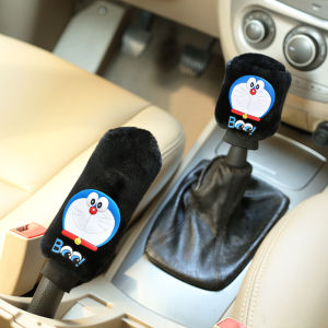 Winter Stuffed Cartoon Shift Knob Cover Gear Cover Gear Shift Knob Cover Gear Lever Cover Handbrake Suit Car Manual Automatic Gear Neutral