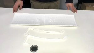 Adjustable 180° Retractable Aircon Wind Deflector | Universal Fit | KC118