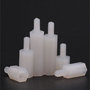 M2 M2.5 M3 White Hex Hexagon Nylon Column Standoff Spacer Column Plastic Spacing Screws for PCB Motherboard