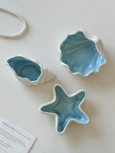 Ceramic Ocean Style Storage Box