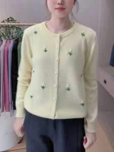 QINGNAER | Soft Warm Feminine Styling Oversized Cardigan