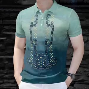 2025 Summer Outfit For Men New Philippine Ethnic Polo Shirts For Men Vintage Barong Tagalog Tshirts Asean Attire For Men Barong Shirts For Men Plus Size
