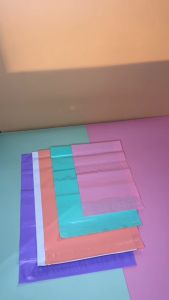 10 ใบ ถุงไปรษณีย์พาสติก ซองไปรษณีย์พาสเทล ซองไปรษณีย์พาสติก 28x42