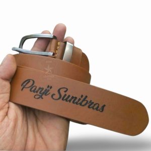 Sabuk Pria/Ikat Pinggang Pria Kulit/Gesper Jumbo Kulit Sapi Terbaru