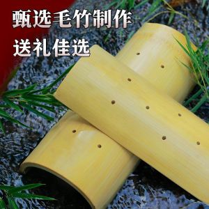 Cervical Pillow Repair Neck Hump Special Improve Sleeping Bamboo Pipe Bamboo Hard Pillow Bamboo Pillow Bamboo Piece Waist Pillow Summer Cool