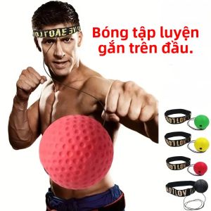 1 Quả Bóng Tập Tốc Độ MMA Boxing Đeo Đầu Bằng PU Huấn Luyện Phản Xạ Tay Mắt Bao Cát Cho Thể Thao Sanda Thiết Bị Thể Dục Phòng Tập Huấn Luyện Muay Thái