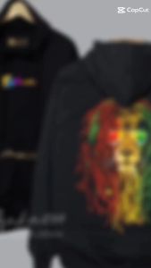 SWEATER AKAZOO PRIA DISTRO TERBARU BIG SIZE SABLON DEPAN BLAKANG SINGA BOB MARLAY sablon saku