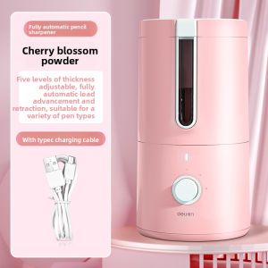 deli | Automatic Pencil Sharpener Large Bore Fully Automatic Coarse Rod Large Triangle Pencil Sharpener