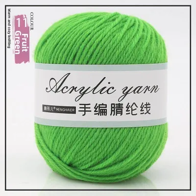 Soft Black and White Acrylic 4-Ply Medium Weight Yarn