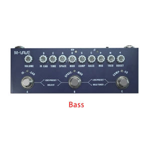 M-vave Cube BABY Multi Effects Pedal Rechargeable Electric Bass Recording Audio Interface Function Cuvave Pedal