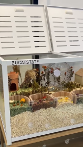 3.0 Bucatstate Hamster Cage 100cm / 120cm Stackable Design Come With Wheels