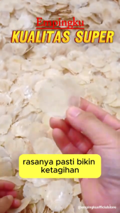 EMPING MELINJO MENTAH ORIGINAL SUPER KERING 1 KG | SUPER QUALITY FULL KERING