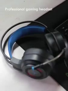 Headphone Gaming USB Virtual Surround 7.1 RGB dengan Mic - G58