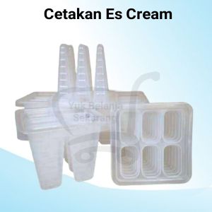 Cetakan Es Cream - Plastik 6 Slot