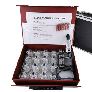 19 Pieces Professional Vacuum Acupuncture Cupping Massager Therapy Cans Vacuum Cupping Care Anti-Cellulite Suction Cups