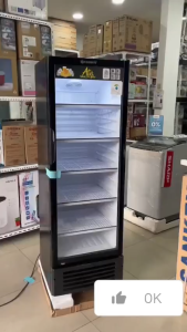 Showcase  FRIGIGATE ATIS 288 5 Rak Besar Hemat Listrik & Kaca Bening garansi resmi BY TMJ