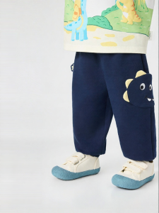 Purcotton | Children Warm Elastic Pants Long Trousers