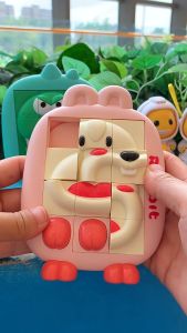 BW-M376 Mainan Edukasi Anak Puzzle Geser Slide 3D Karakter Hewan / Maenan Brain Game Edukasi