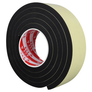 Eva Foam Double-Sided Tape High Viscosity Super Strong No Trace Thickened Wall-Mounted Sponge Foam Double-Sided Tape for Adhesive Wall Ads Boards Picture Frames Weight Bearing Waterproof 5mm