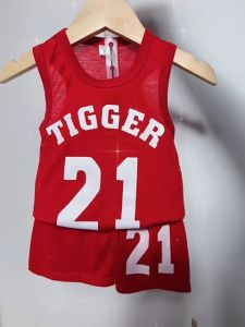 Baju Jersey Comel baju kanak kanak Baby Sleeveless short pants kids shirt 7kg - 18kg