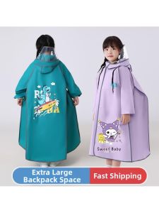 MOLORE | Waterproof Raincoat for School Children with Backpack Slot