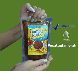 Bumbu rujak manis rasa terasi sedang