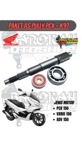 Paket 3item k97 As Pully Pcx + Bearing 6204 + Lahar 6002 Kuningan Pcx 150 / Adv 150