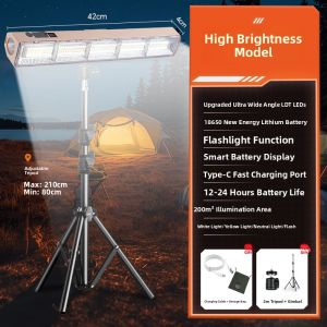 SUIYI | Magnetic Charging LED Light for Outdoor Camping Emergencies Long Battery Life