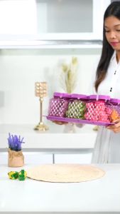 TOPLES ARAYA HIJAU SET OF 6 PCS + DUS INNER