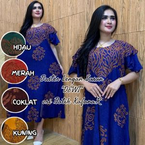 daster batik cap batik kafana / daster jumbo / kain tebal / daster kualitas premium